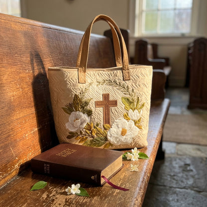 Miss Hattie's Handmade Quilted Tote Bag